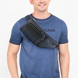 Hush Puppies Tas Pria Tote bag Maxim Waist Bag In Navy