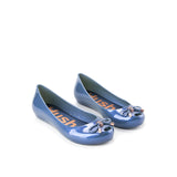 Hush Puppies Sepatu Wanita Slip On Valerina Bow In Blue