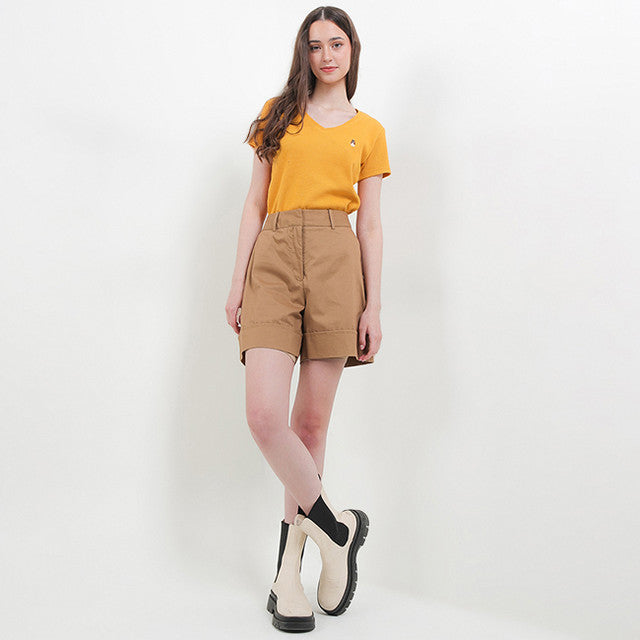 Hush Puppies Pakaian Wanita T Shirt Bsc Vella In Mustard