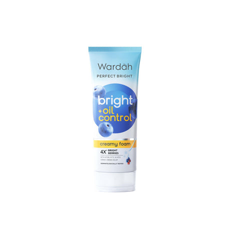 Wardah Perfect Bright Creamy Foam Bright + Oil Control 100 Ml