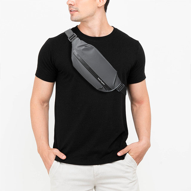 Hush Puppies Tas Pria Kasey Waist Bag In Grey
