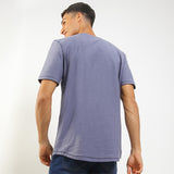 Hush Puppies Pakaian Pria T Shirt Knapp In Blue