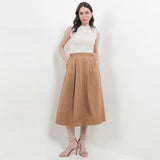 Hush Puppies Pakaian Wanita Skirt Aksana In Camel