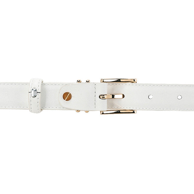 Obermain Accessories Wanita Pin Clip Amanda Ladies Leather Pin In White 38