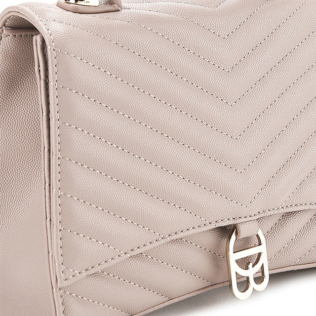 Layla Top Handle Bag (M) In Taupe