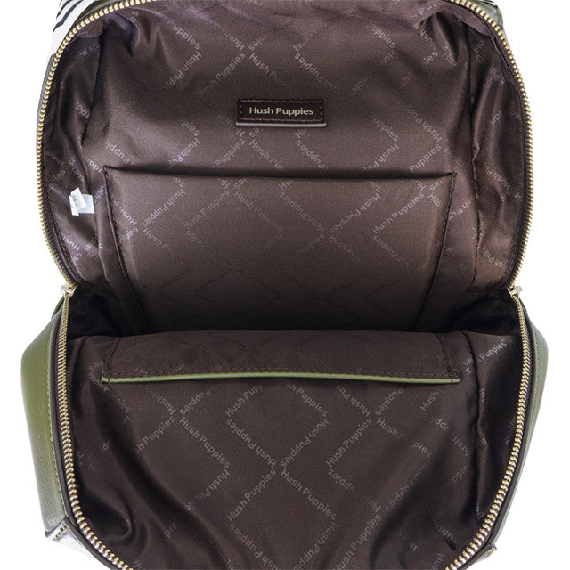Hush Puppies Women Bags Veron Backpack M In Olive