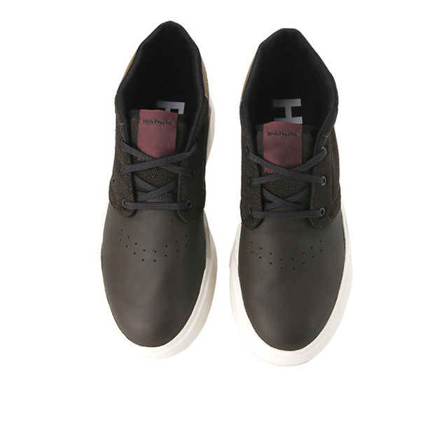 Hush Puppies Sepatu Pria Boots Rush Chukka In Dark Brown Leather