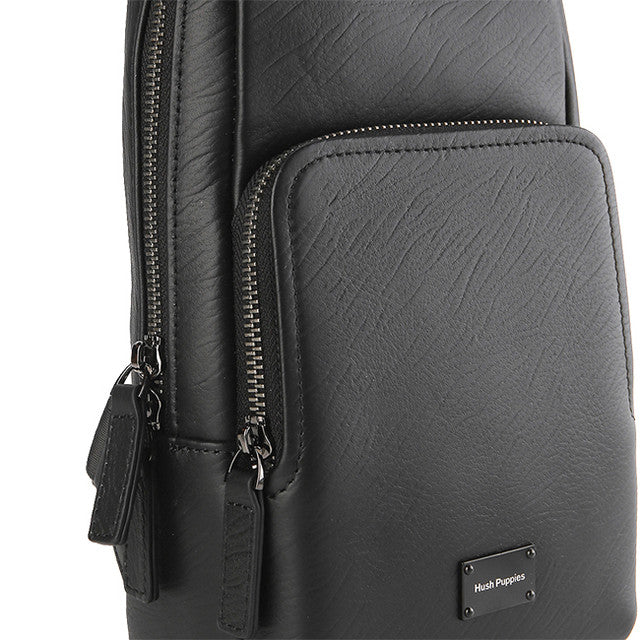 Hush Puppies Tas Pria Madison Chest Bag In Black