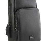 Hush Puppies Tas Pria Madison Chest Bag In Black