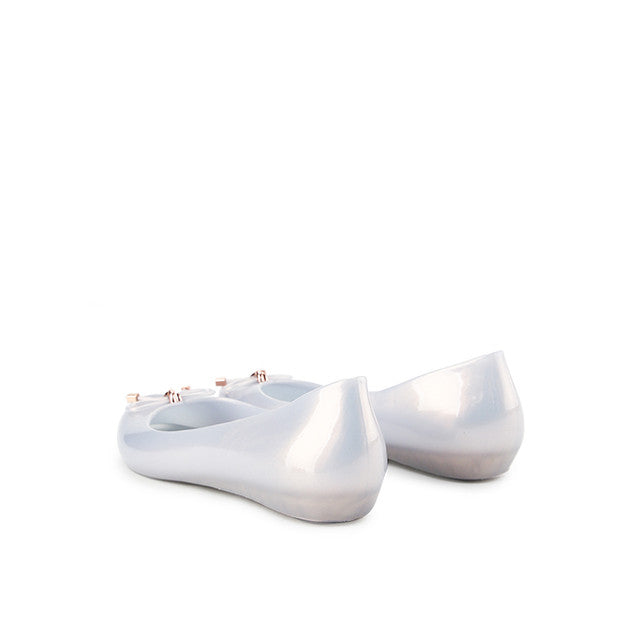 Hush Puppies Sepatu Wanita Slip On Valerina Bow In Silver