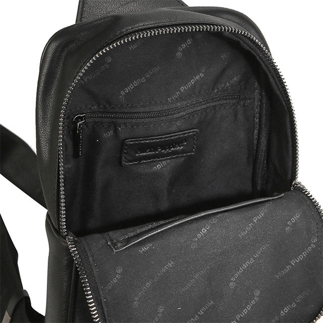 Hush Puppies Tas Pria Kristo Chest Bag In Black