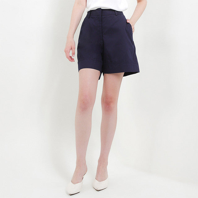 Hush Puppies Pakaian Wanita Short Pants Moguri In Navy