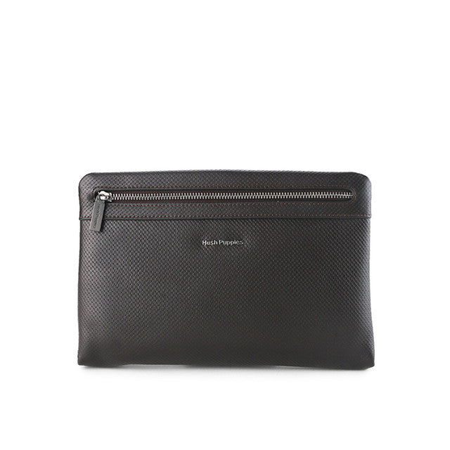 Hush Puppies Tas Pria Kenneth Clutch In Chocolate