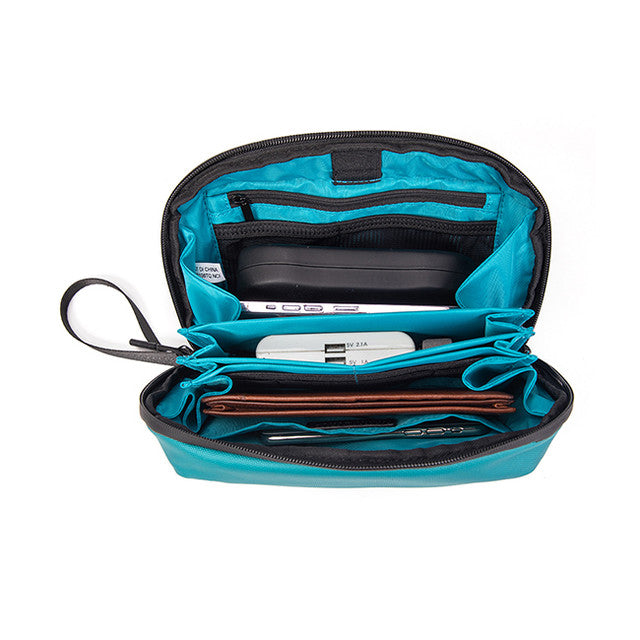 Samuel Organizer Bag In Turquoise