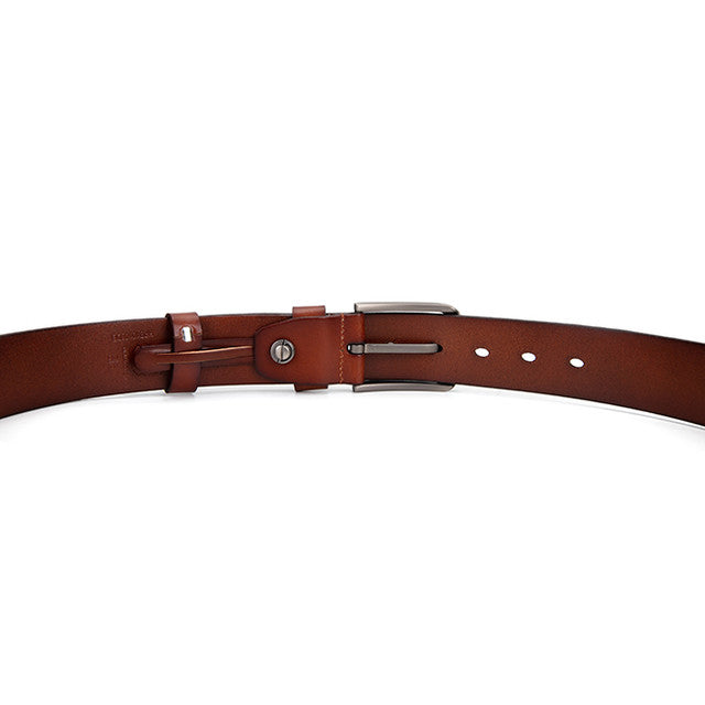 Hush Puppies Aksesoris Pria Belt Farrell Pin In Chocolate