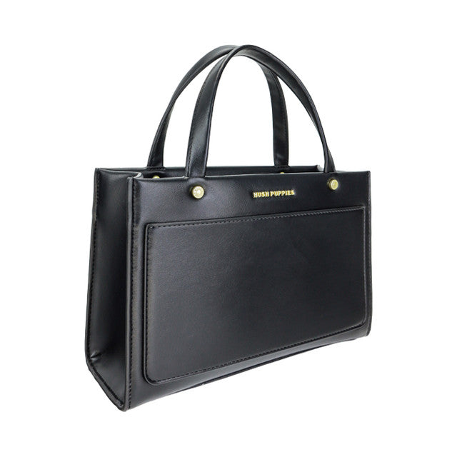 Hush Puppies Tas Wanita Hand Bag Fuji Top Handle L In Black