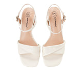 Hush Puppies Sandal Wanita Heels Yuriko In White
