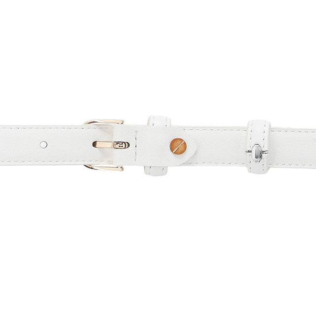 Brenda Ladies Belt In White
