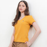 Hush Puppies Pakaian Wanita T Shirt Bsc Vella In Mustard