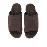 Hush Puppies Sandal Pria Activate Knit Slide In Brown