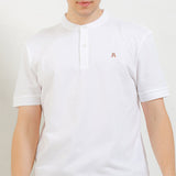 Hush Puppies Pakaian Pria Polo Limoges 3 In White