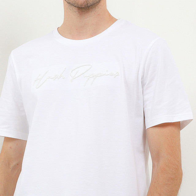 Hush Puppies Pakaian Pria Browen In White