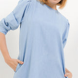 Hush Puppies Pakaian Wanita Dress Camaroon In Light Blue