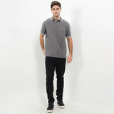 Hush Puppies Pakaian Pria Polo Bsc Arion 2 In Dark Grey