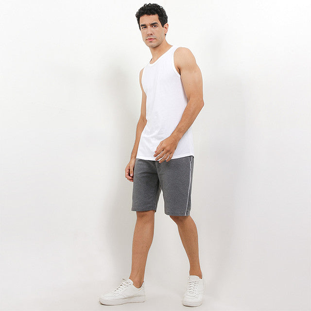 Obermain Pakaian Pria Tank Top Ctnbam2 Tank In White