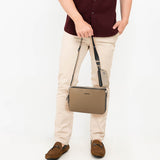 Obermain Tas Pria Wesley Messenger Bag W/ Pouch - L In Sand