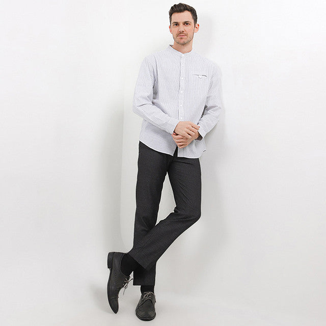 Hush Puppies Pakaian Pria Shirt Safron In White