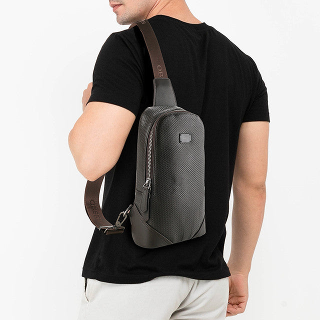 Merrick Chest Bag - L In Brown