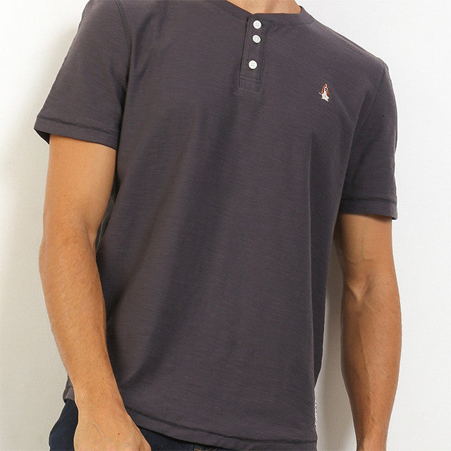 Hush Puppies Pakaian Pria T Shirt Knapp In Grey