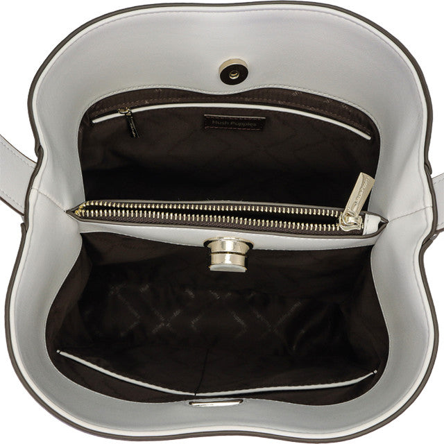 Hush Puppies Tas Wanita Tortee Satchel In White