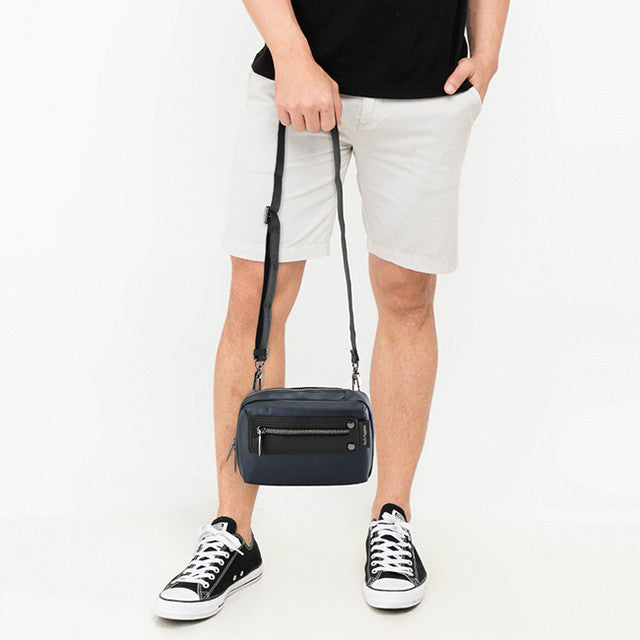 Hush Puppies Tas Pria Malone Crossbody Bag In Navy