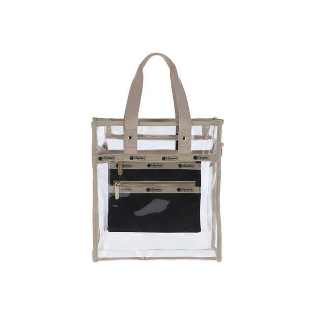 LeSportsac Tas Wanita Tote bag Clear Small N/S Tote In Clear/ Natural