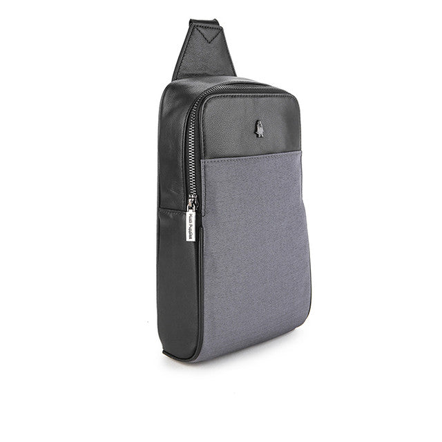 Hush Puppies Tas Pria Kristo Chest Bag In Grey