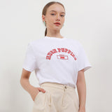 Hush Puppies Pakaian Wanita T shirt Arela In White