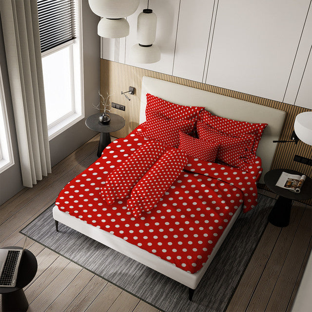 Nyenyak Bed Cover Red