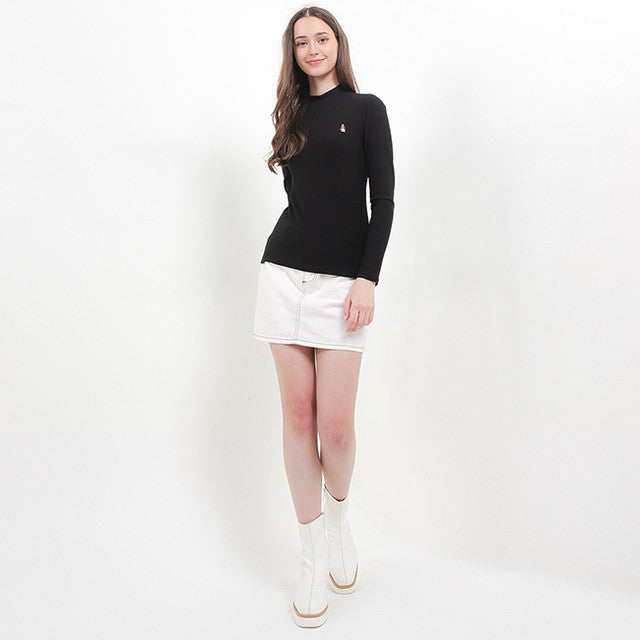 Hush Puppies Pakaian Wanita Long Sleeved Bsc Brunella In Black