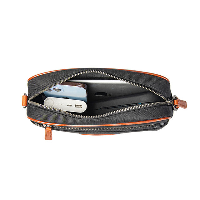 Hush Puppies Tas Pria Leon Clutch/Messenger Bag In Black