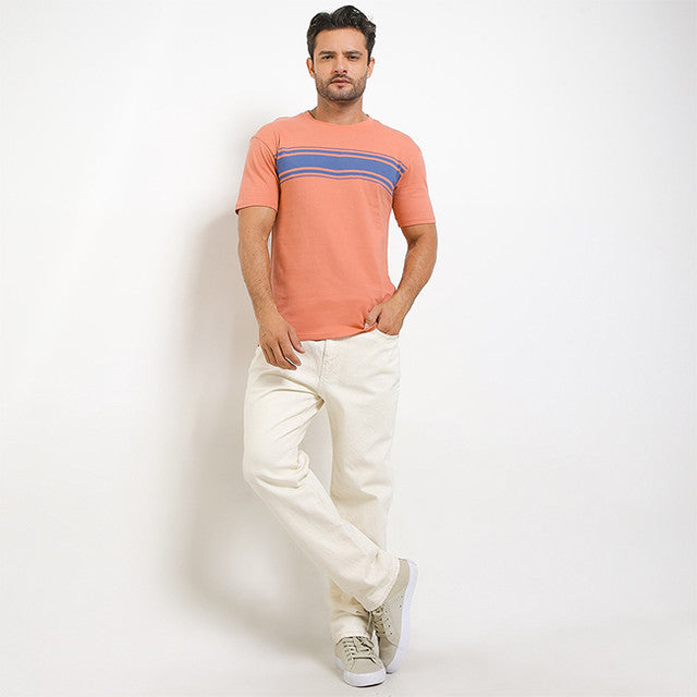 Obermain Pakaian Pria T Shirt Viola In Red