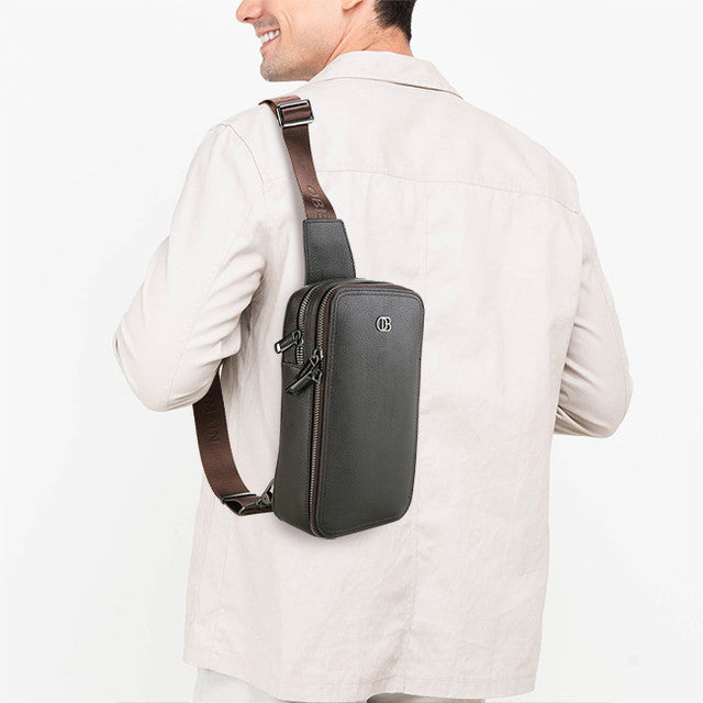 Obermain Bags Pria Chest Bag Axe Chest Bag In Brown  L