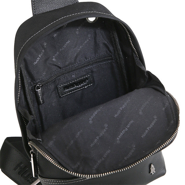 Hush Puppies Tas Pria Fenix Chest Bag In Black