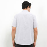 Hush Puppies Pakaian Pria Shirt Kola In Light Gray