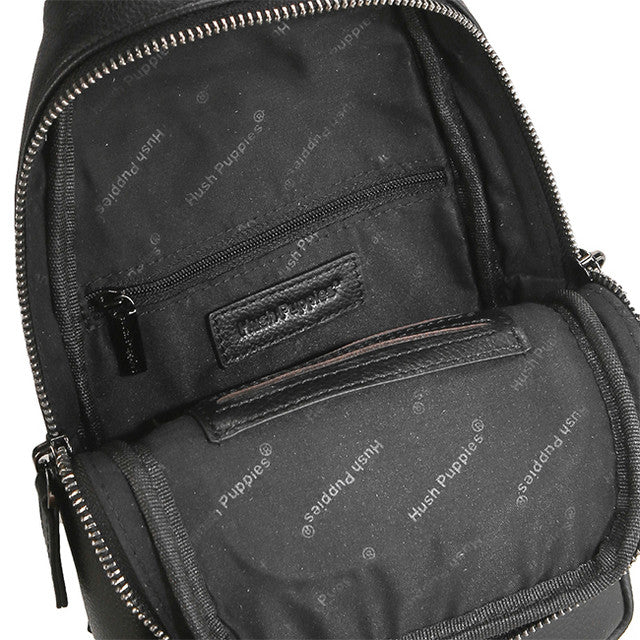 Hush Puppies Tas Pria Issac Chest Bag In Black