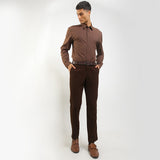 Hush Puppies Pakaian Pria Shirt Capitol In Brown