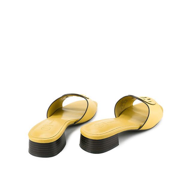 Hush Puppies Sandal Wanita Heels Lindsay In Mustard