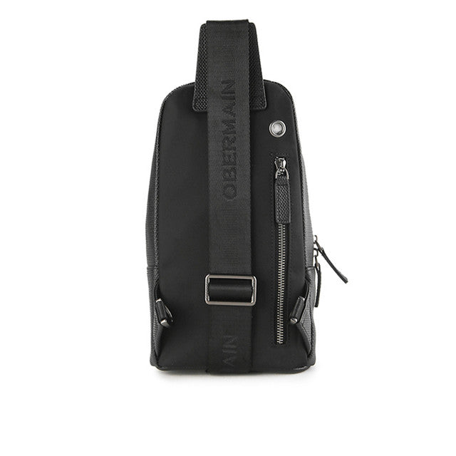 Alfie Chest Bag - L  In Black
