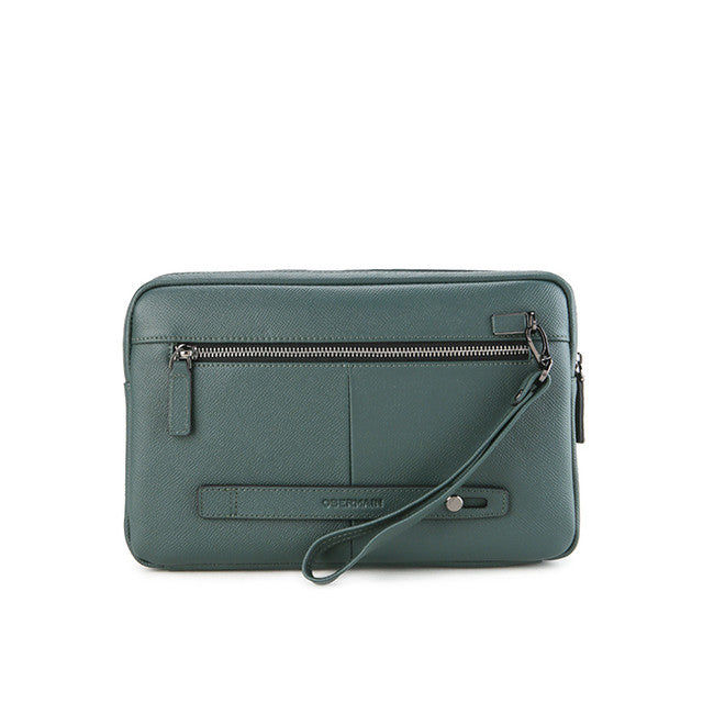 Obermain Tas Pria Aiden Clutch - L In Green